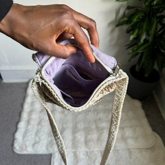 Vintage knit‎ mini shoulder/crossbody bag - Picture 4 of 4